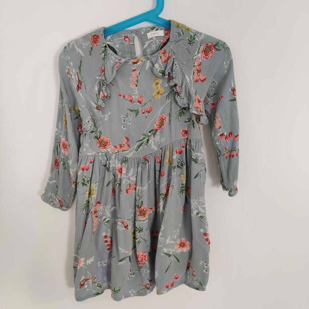 Next Girl's Floral Bohemian Dress Size 3 Years Cottagecore